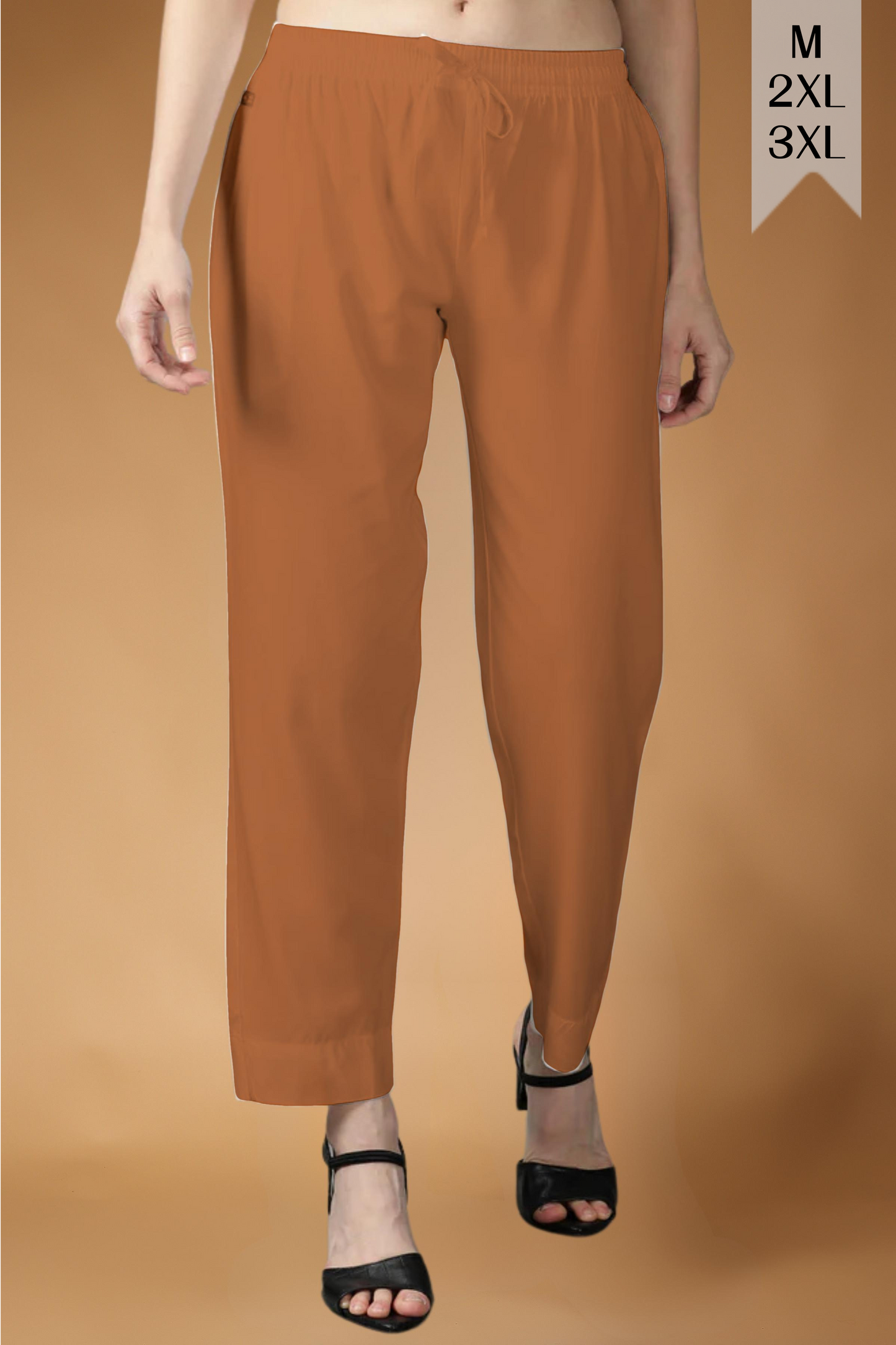 Rust Rayon Kurti Pant