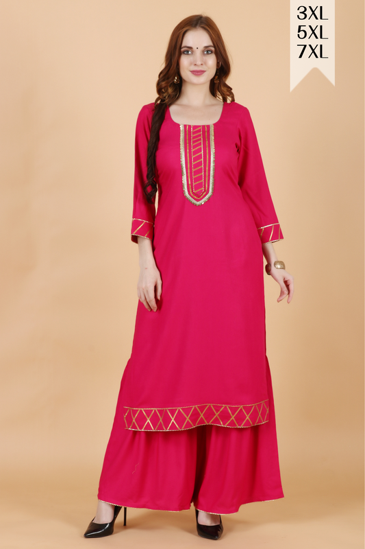 Gulabi Sharara Suit