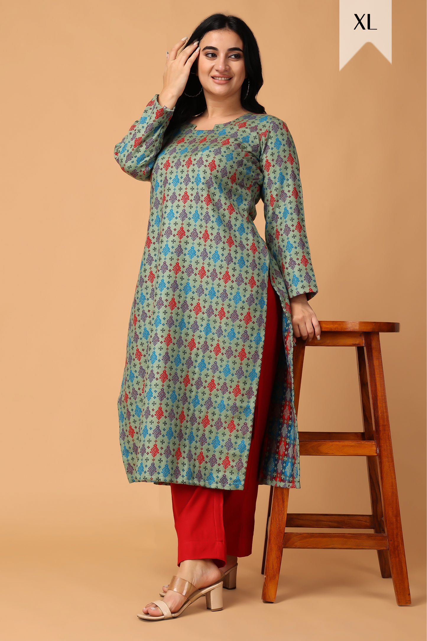 Easy Elegance Woollen Kurta Set