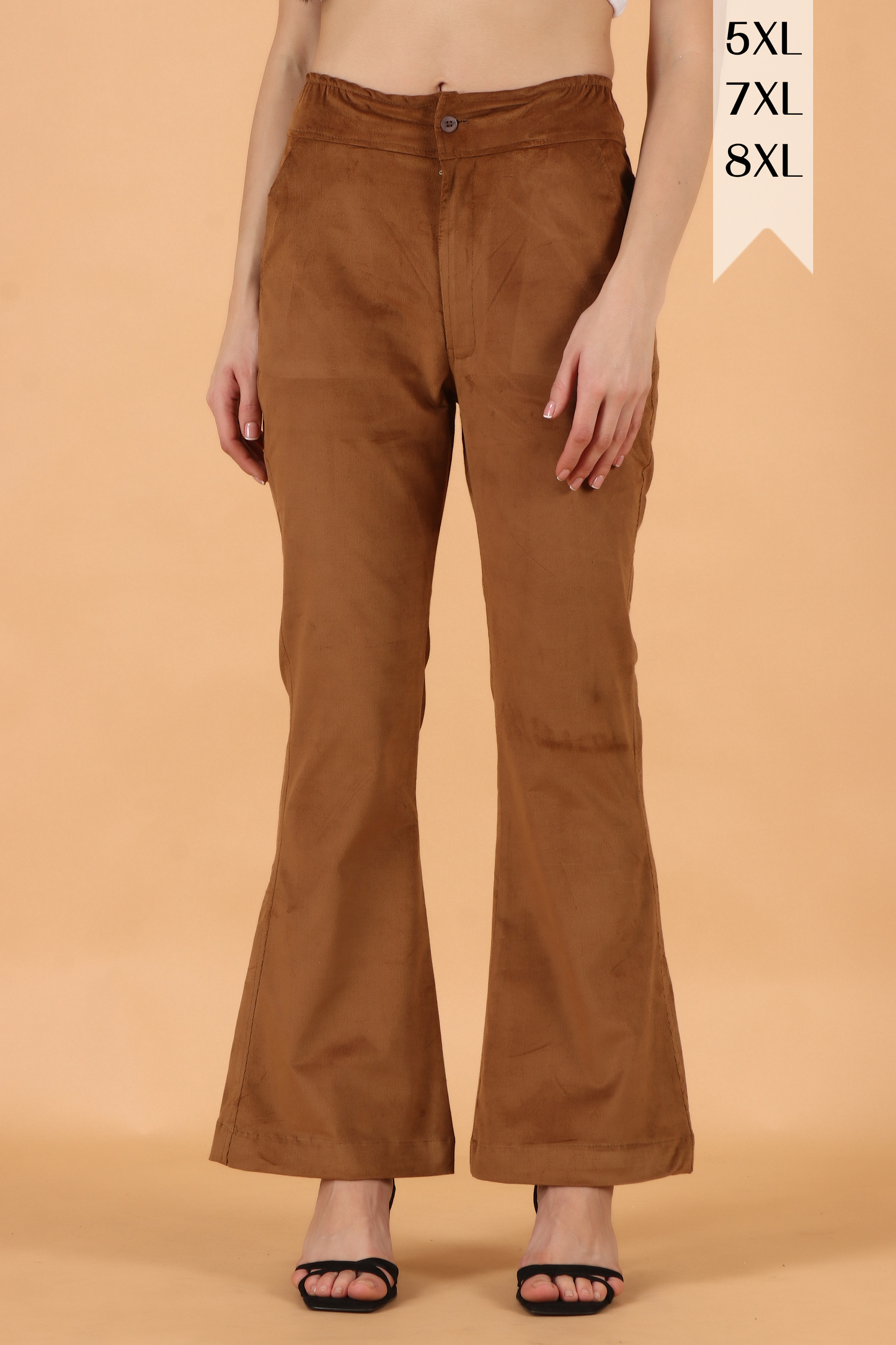 Rust Corduroy Bell Bottom