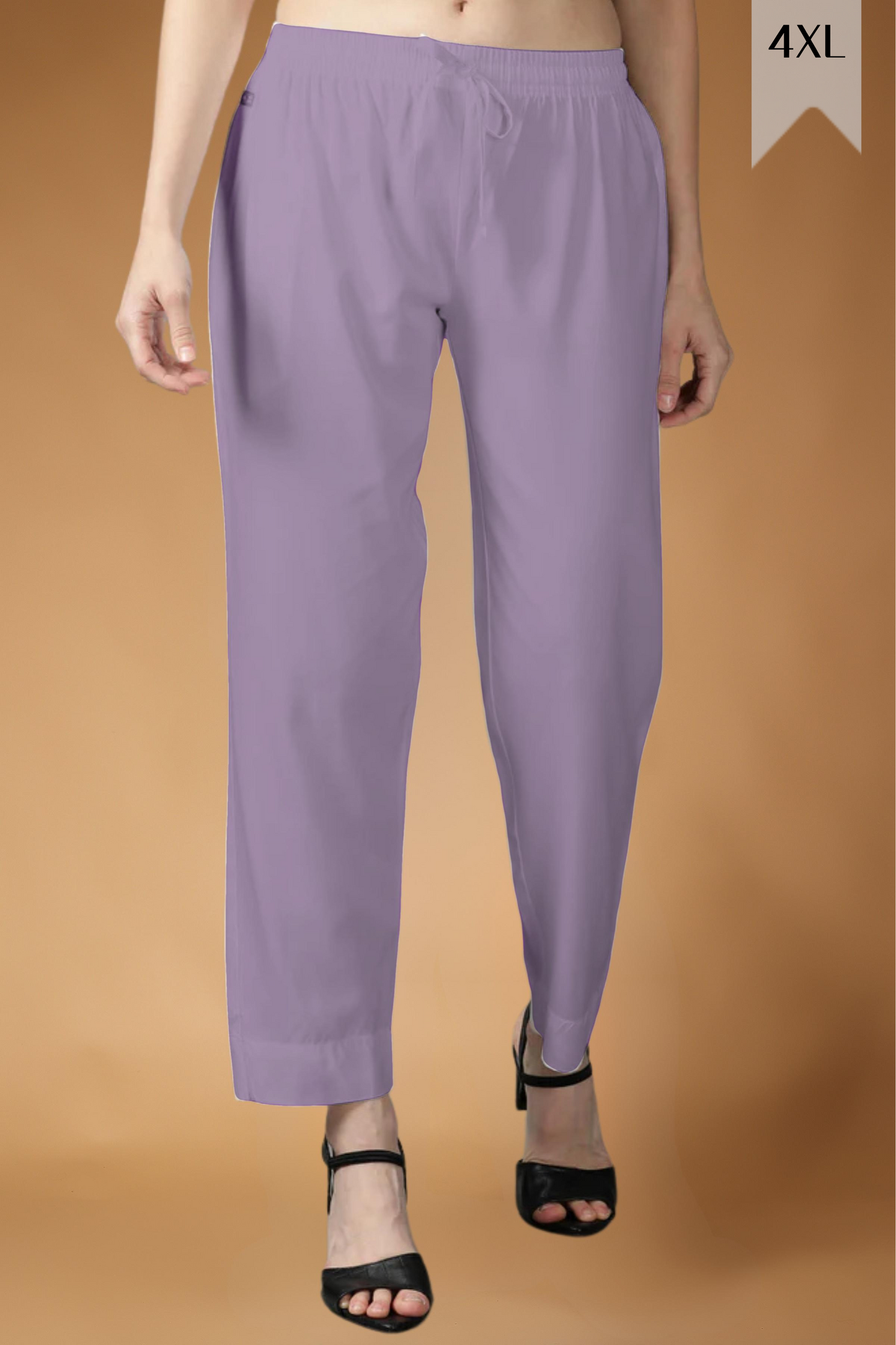 Lavender Rayon Kurti Pant