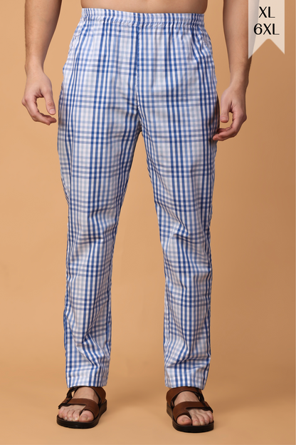 Ocean Checked Comfort Cotton Pajama