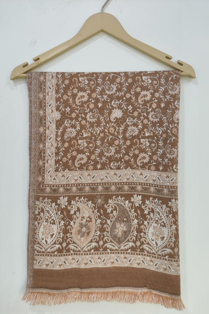 Peanut Brown Pashmina Stole