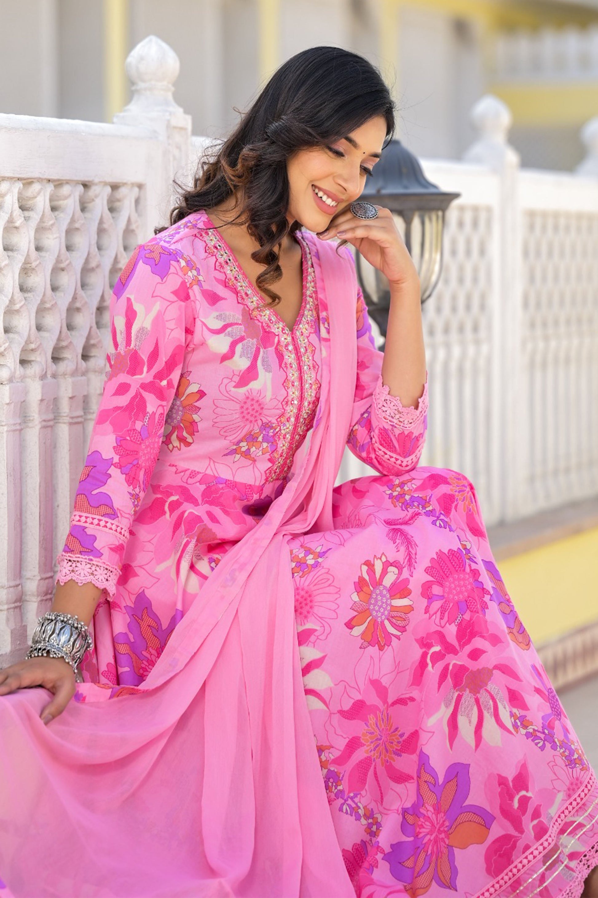 Cotton Anarkali Suits