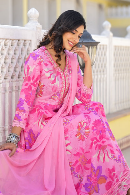 Cotton Anarkali Suits