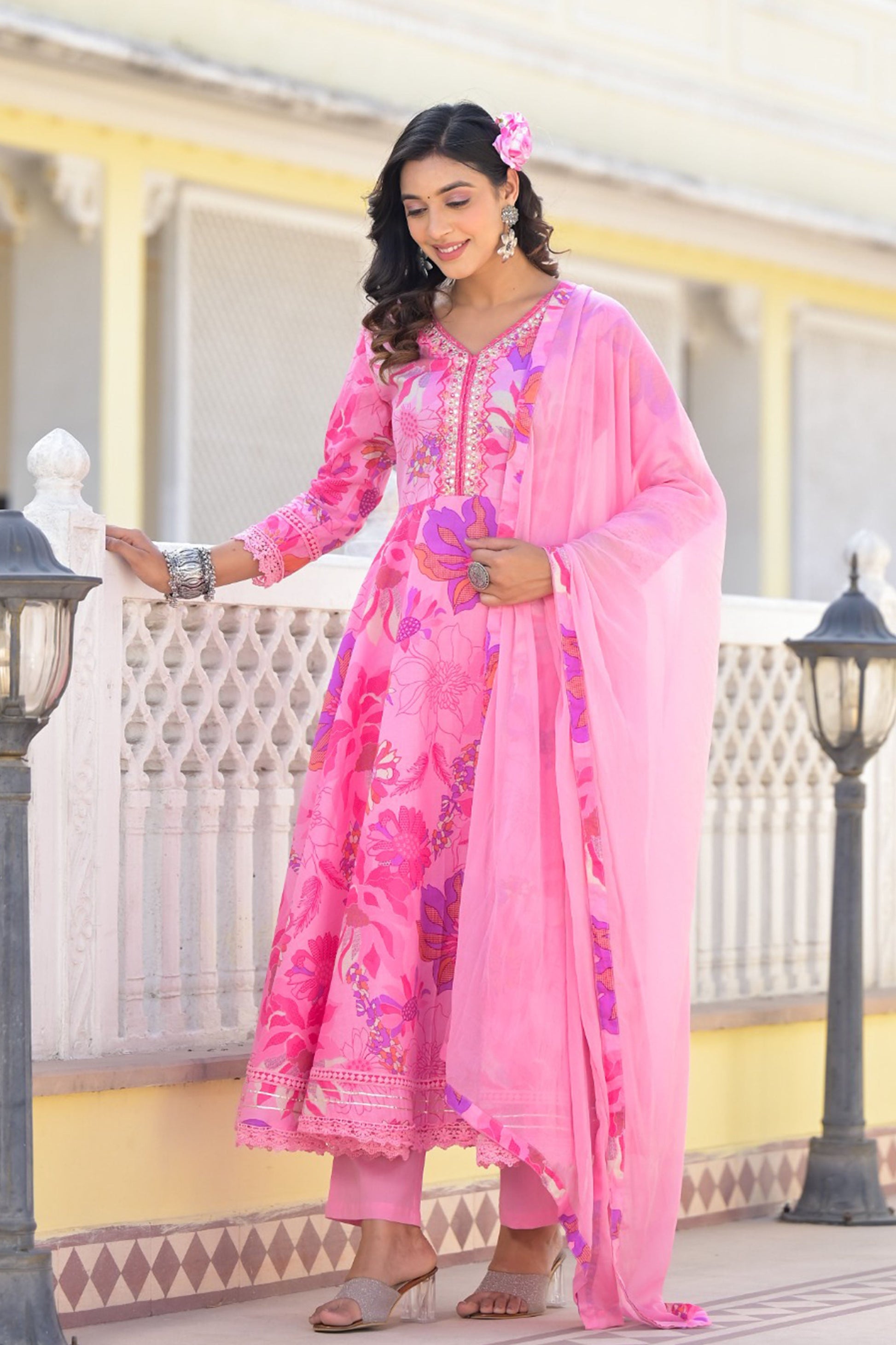 Cotton Anarkali Suits