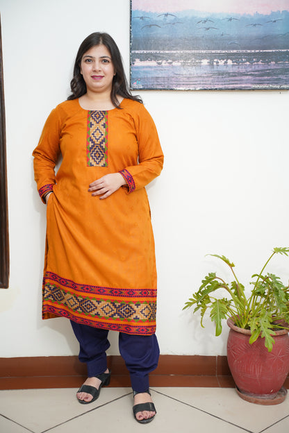 Golden Hour Woollen Kurta Set