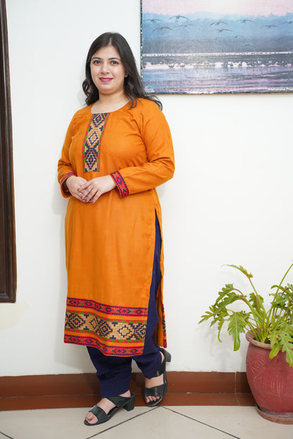 Golden Hour Woollen Kurta Set