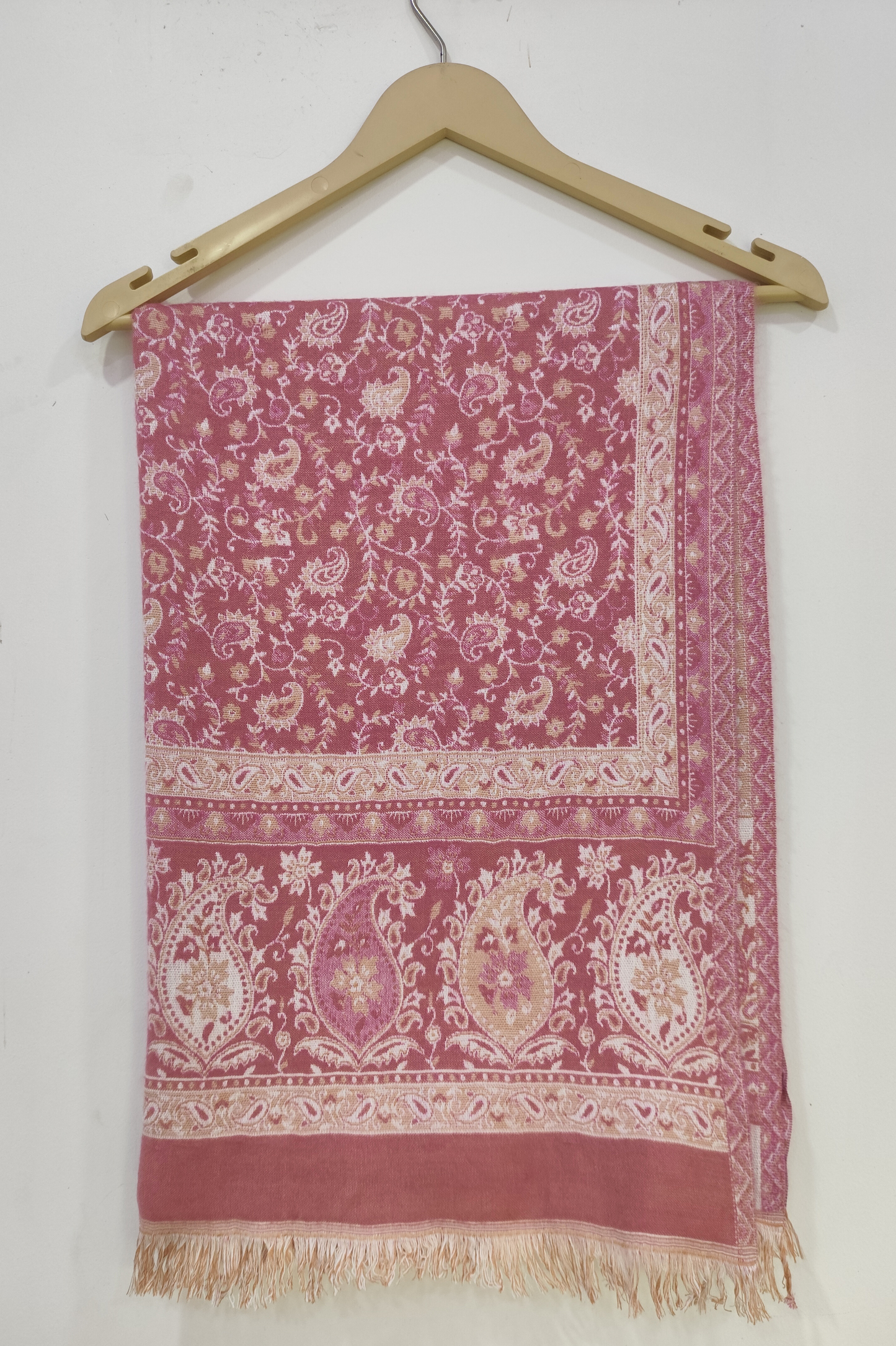 Rosebud Pink Pashmina Stole