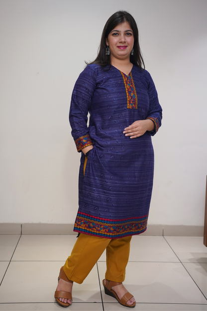 Sapphire Frose Woollen Kurta Set