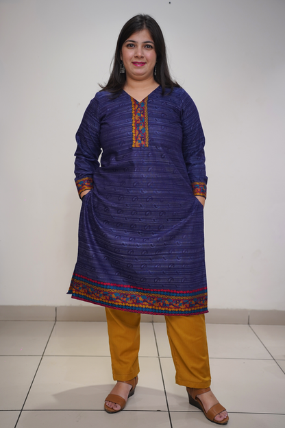 Sapphire Frose Woollen Kurta Set