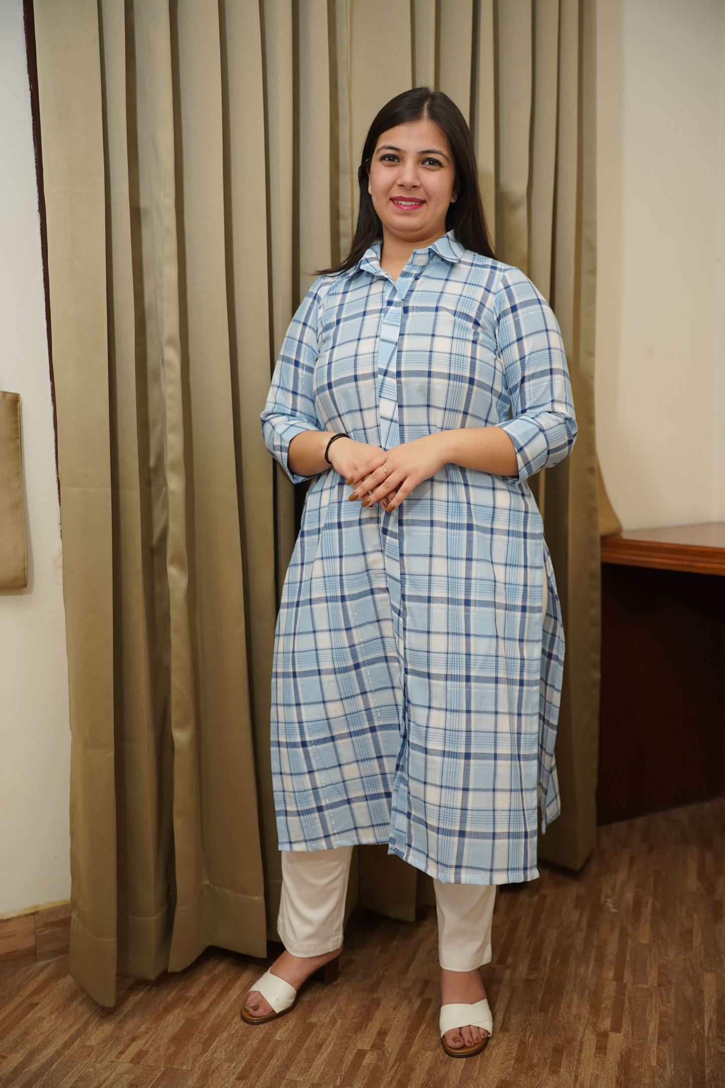 Sky Blue Kurti