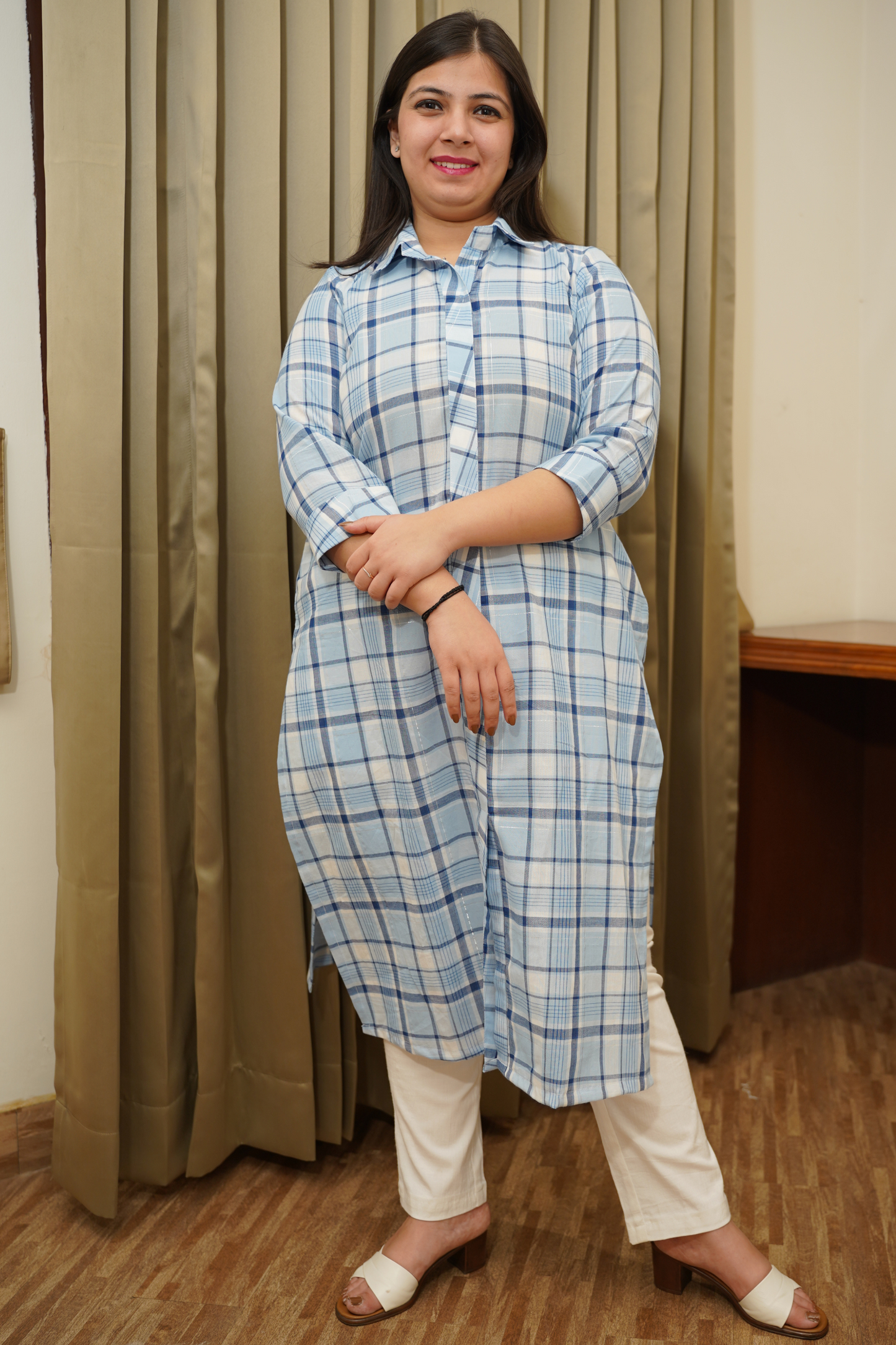 Sky Blue Kurti