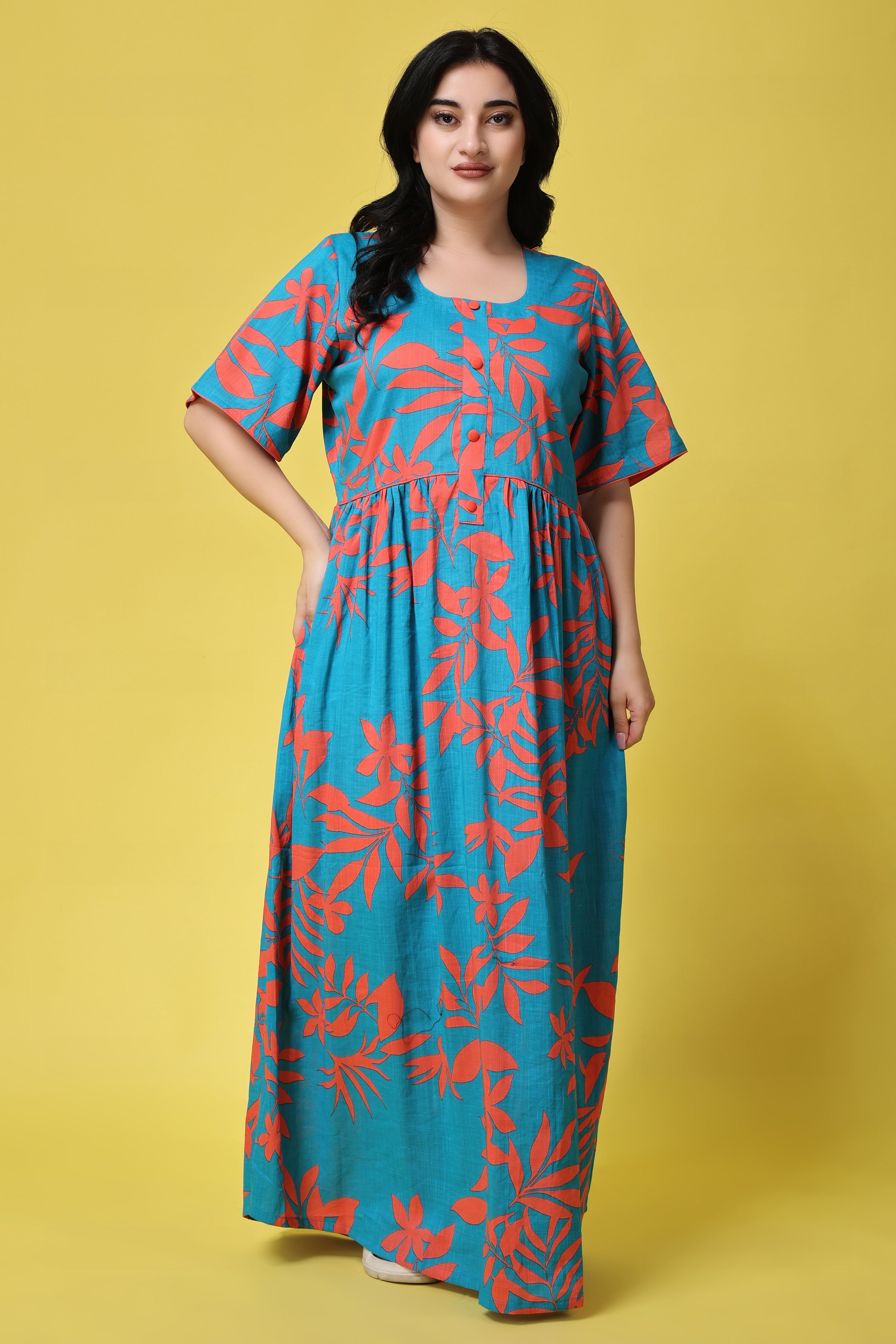 Buy Classic Blended Printed Nighty for Women Online In India At Discounted  Prices