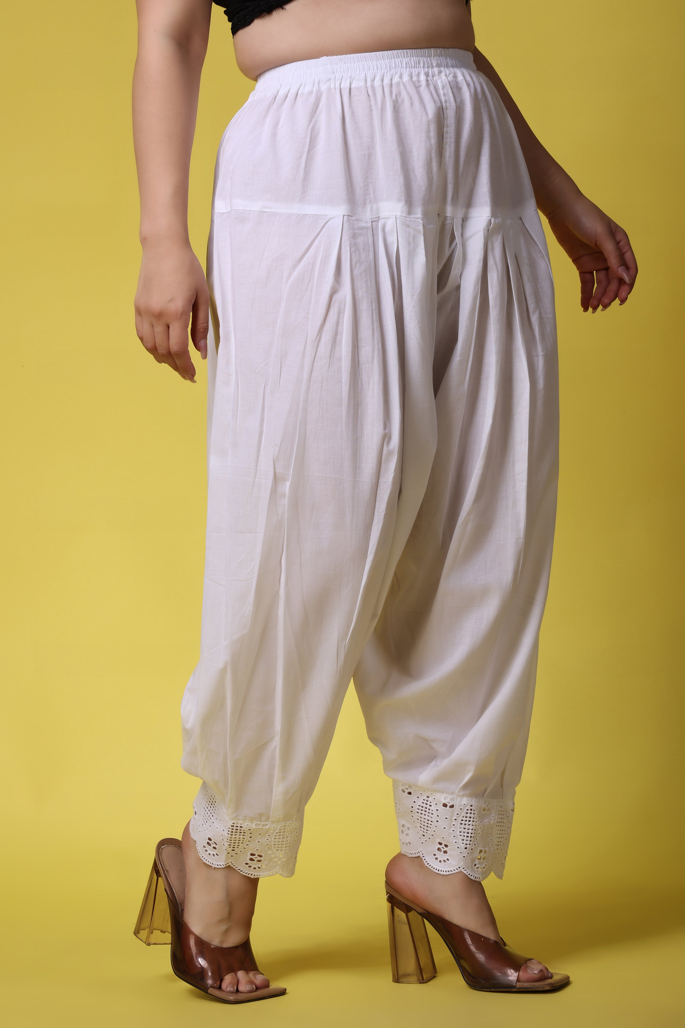 Buy Plus Size Salwar Pants  Plus Size Patiala Salwar Pants Online  Apella