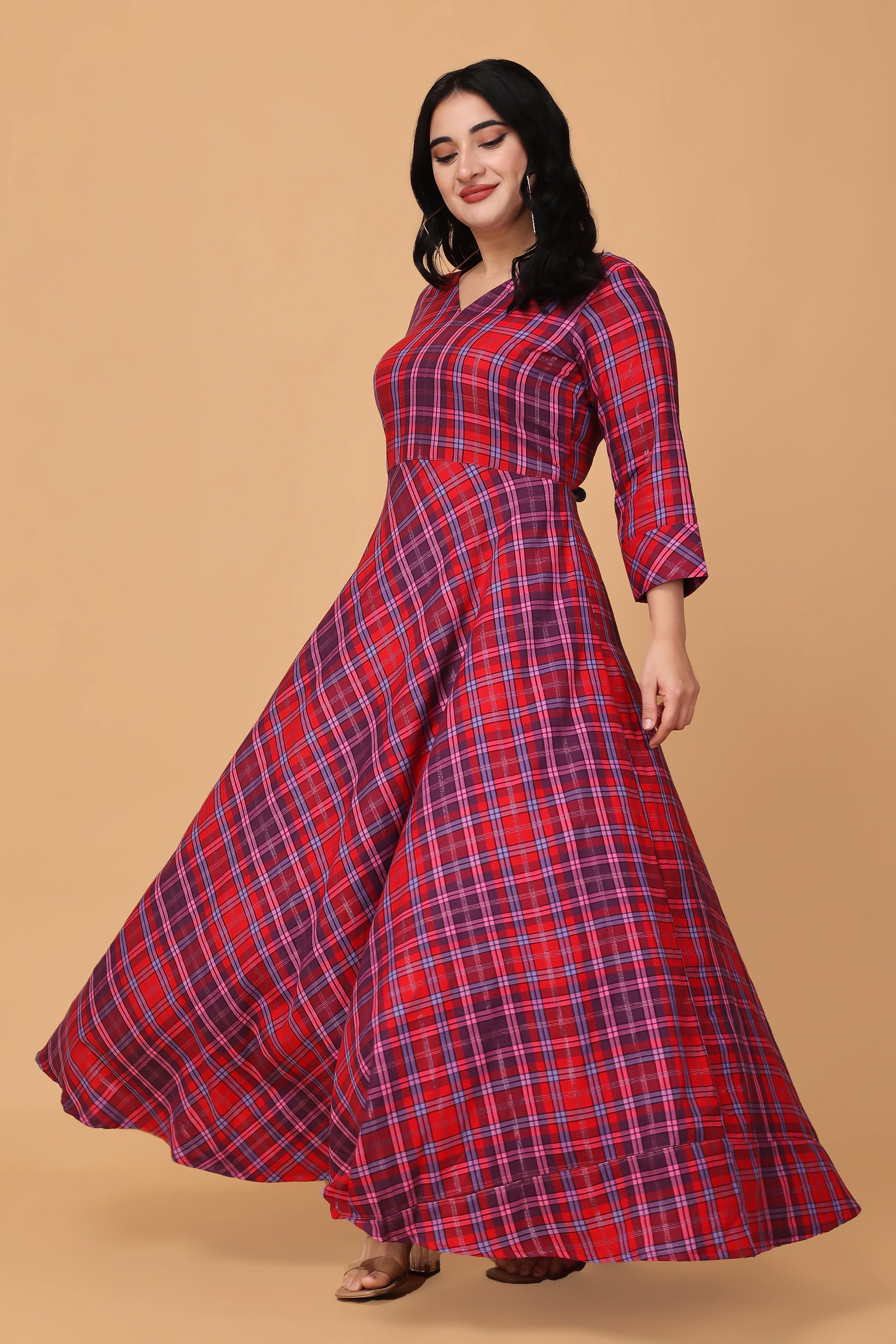 Buy Checkered Dress & Plus Size Dresses For Women - Apella