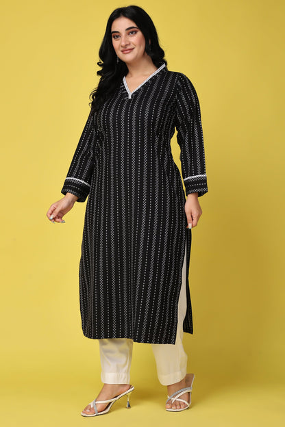 Cosmic Firelight Woollen Kurta