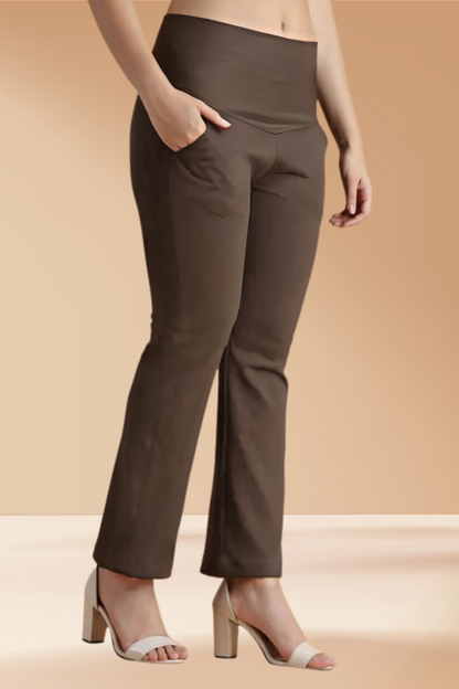 Buy Stretchable Formal Pants & Tummy Tucker For Women - Apella