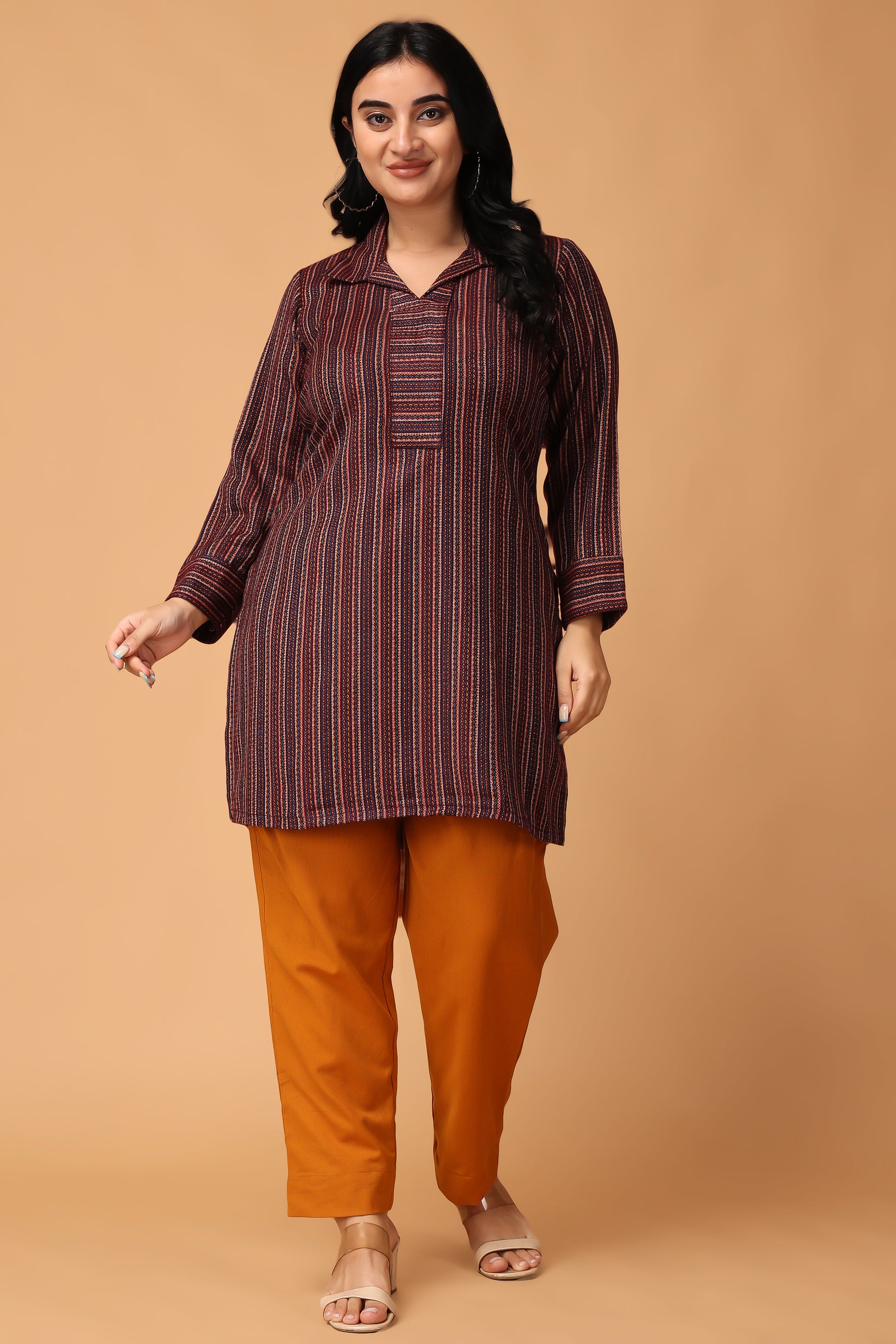 Brown Short Kurti Online