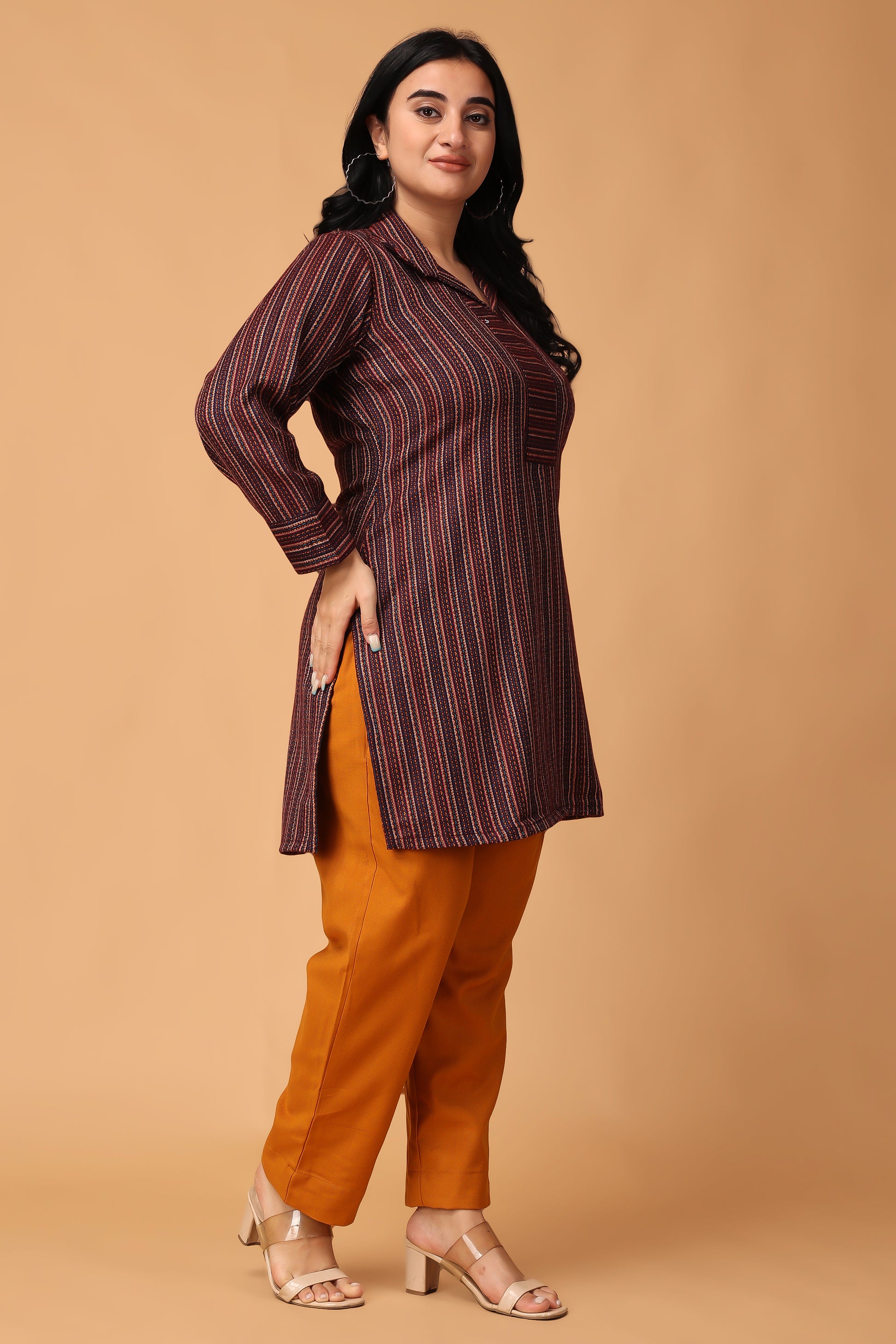 Brown Short Kurti Online