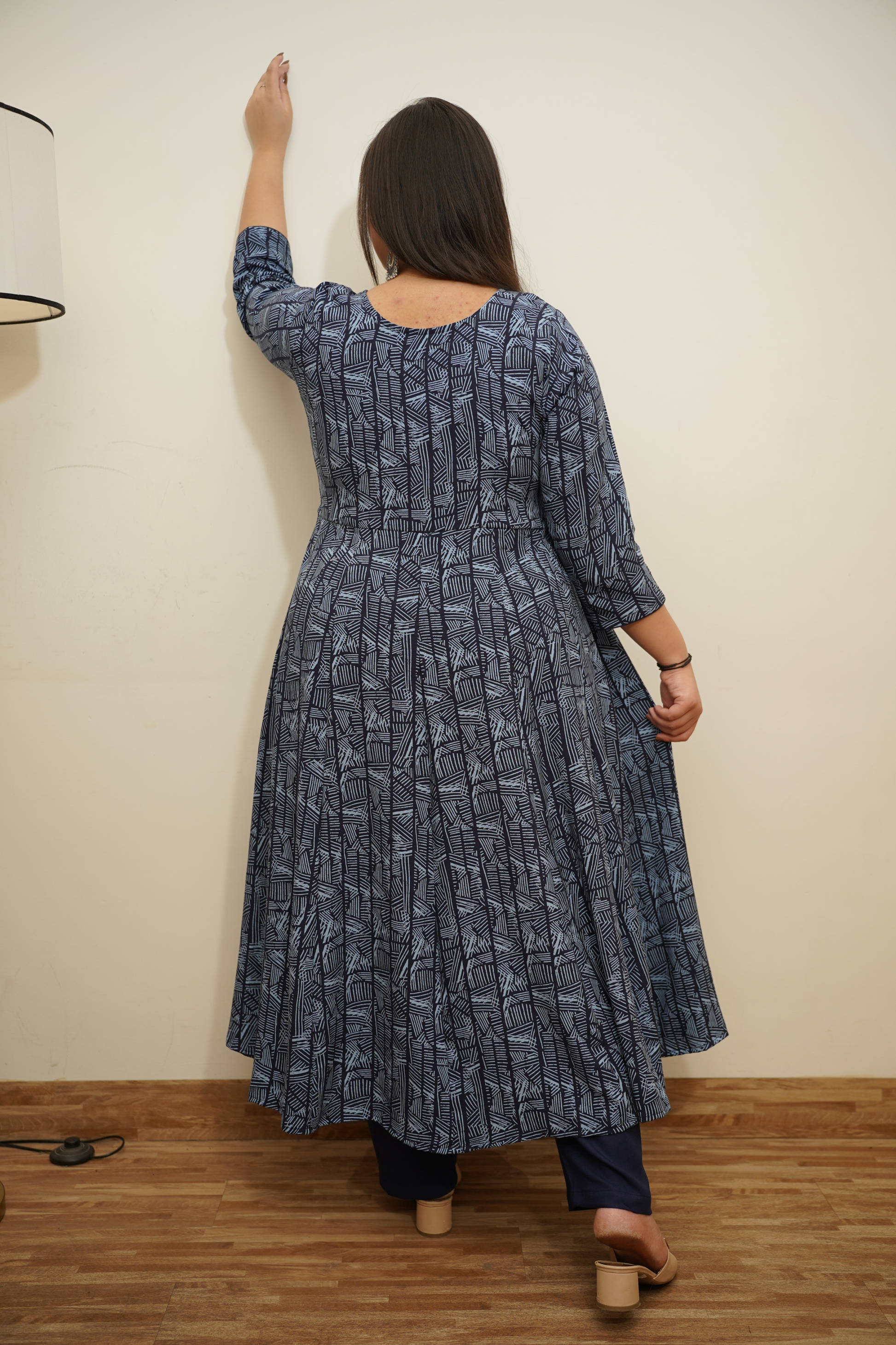 Blue Anarkali Suit