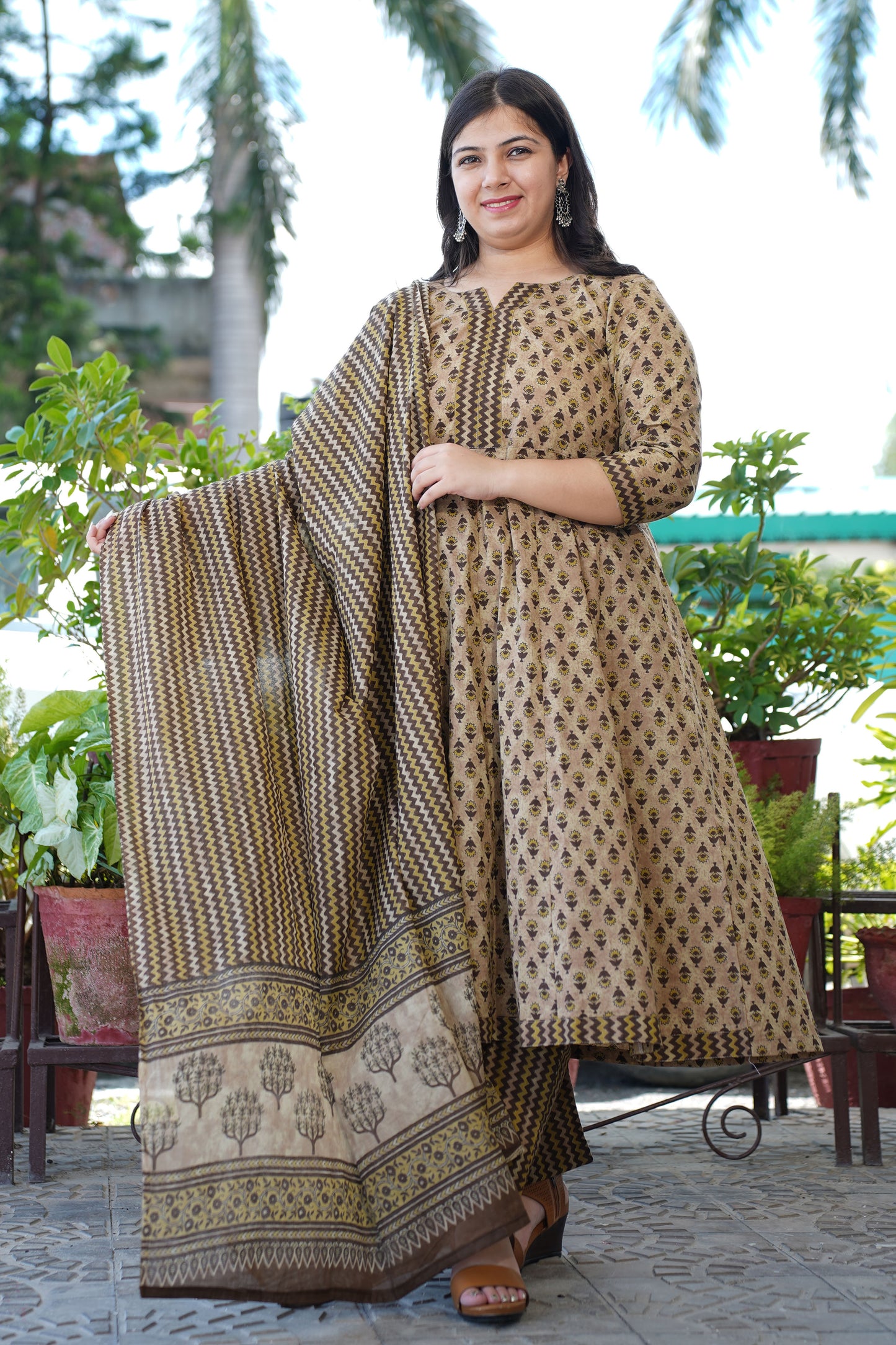 Anarkali Kurta Set With Dupatta