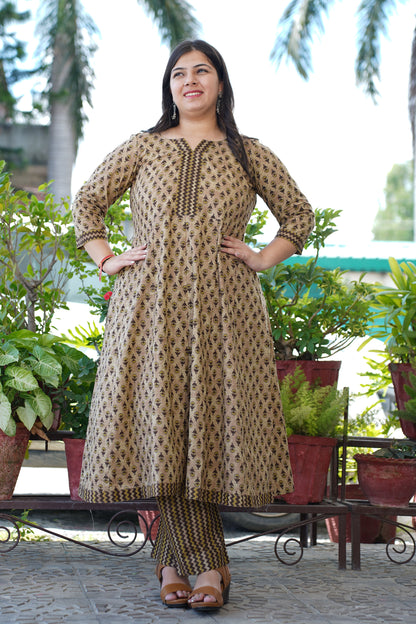 Anarkali Kurta Set With Dupatta