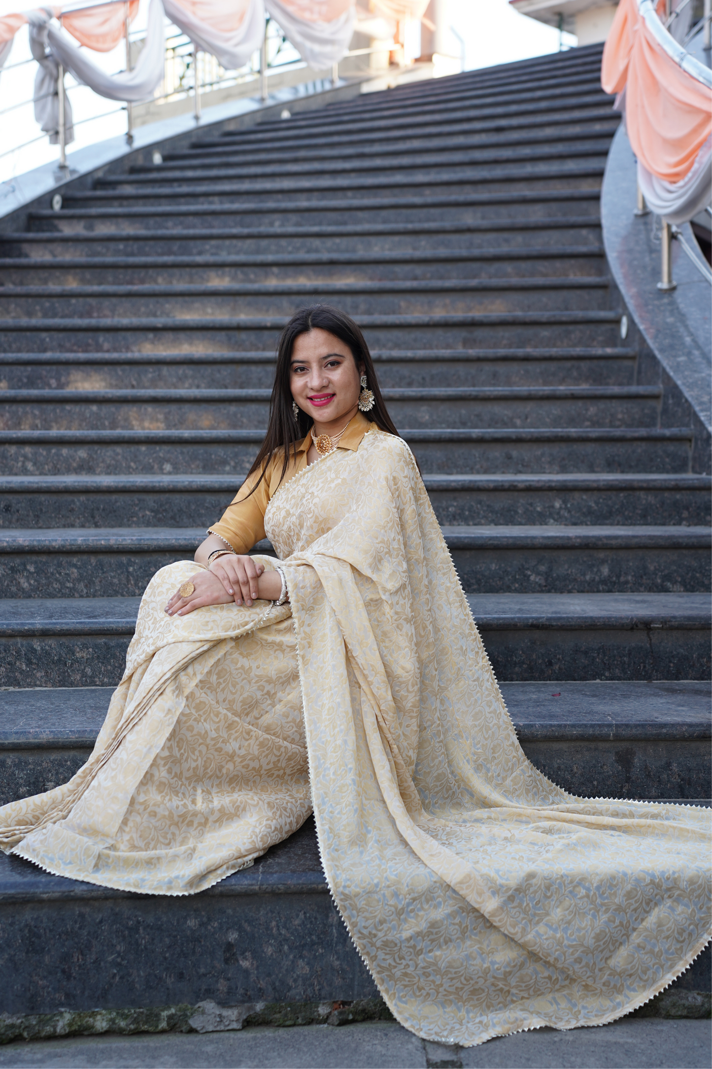 Readymade Stitched Saree 