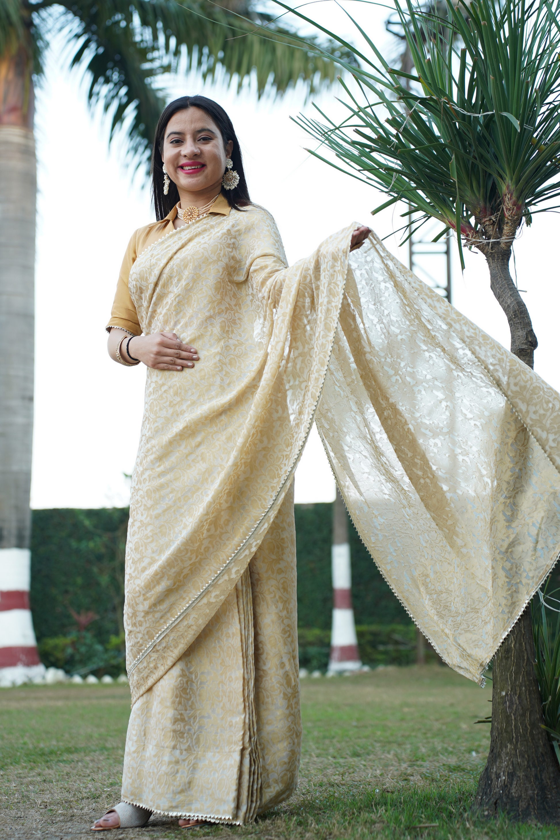 Readymade Stitched Saree 