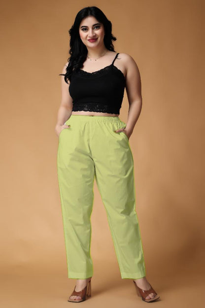 Fluorescent Cotton Kurti Pant