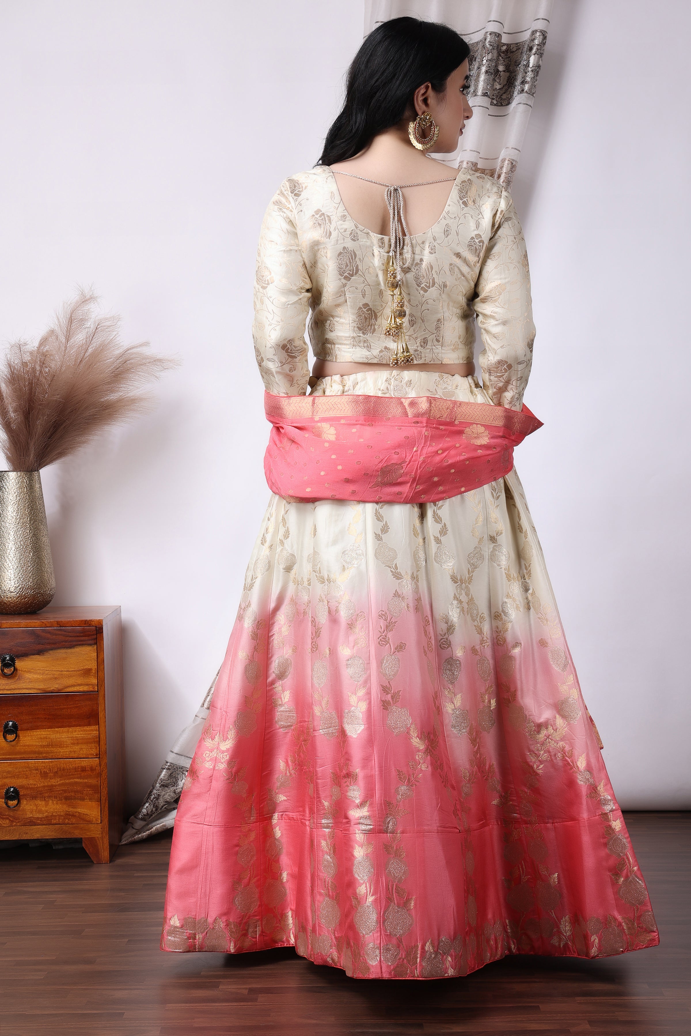 Party wear Banarasi Lehenga at Rs.1699/1 in surat offer by Gujju Fashion