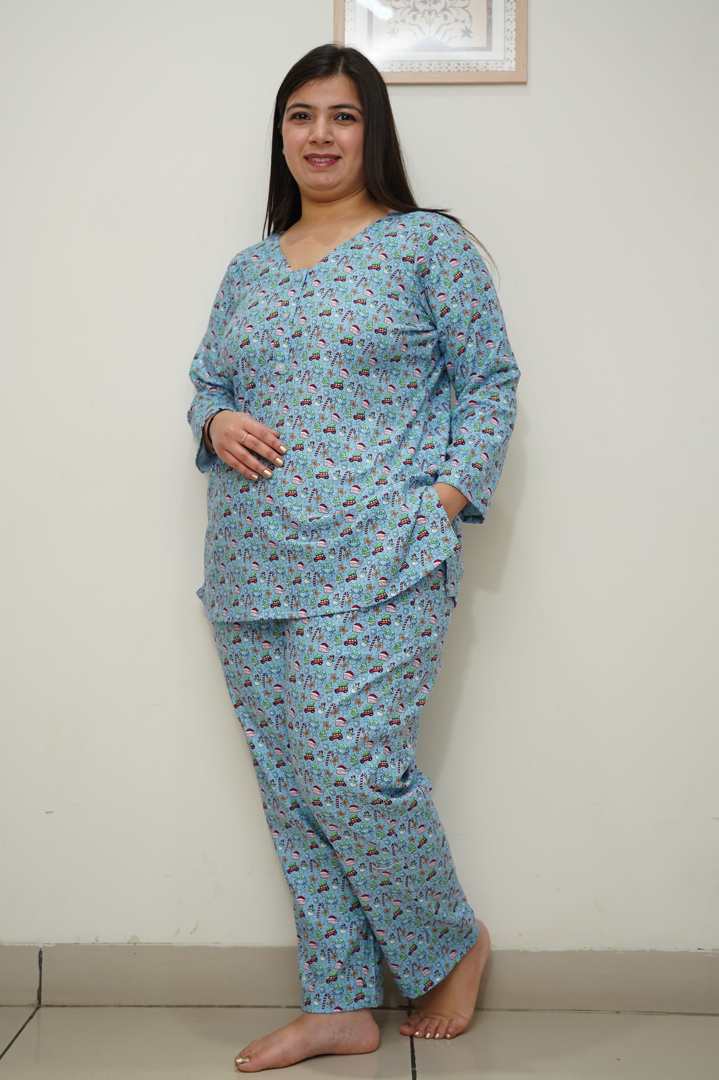 Jingle Breeze Woollen Night Suit