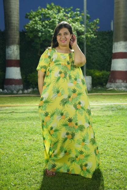 Tropical Delight Rayon Night Gown