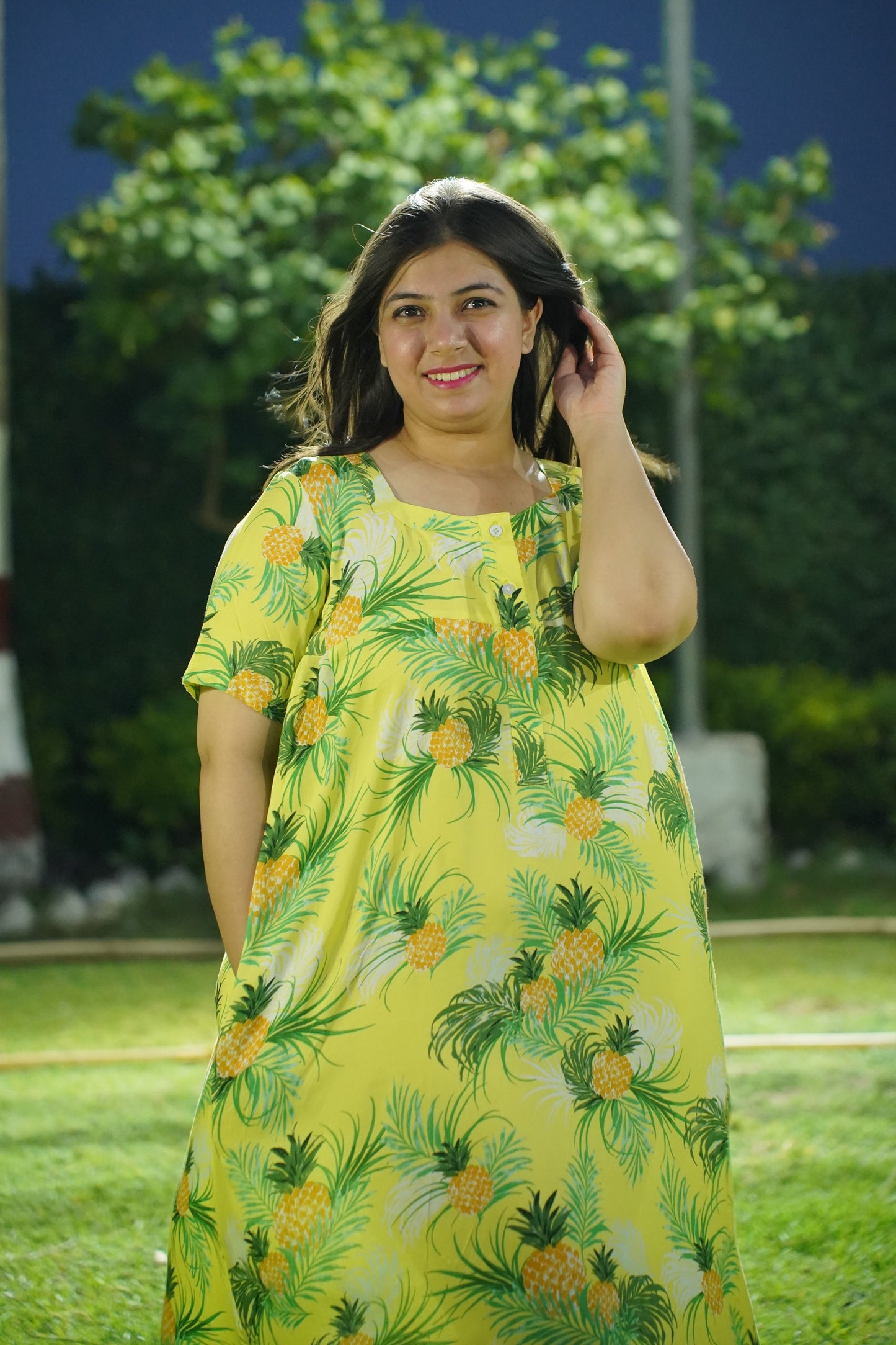 Tropical Delight Rayon Night Gown