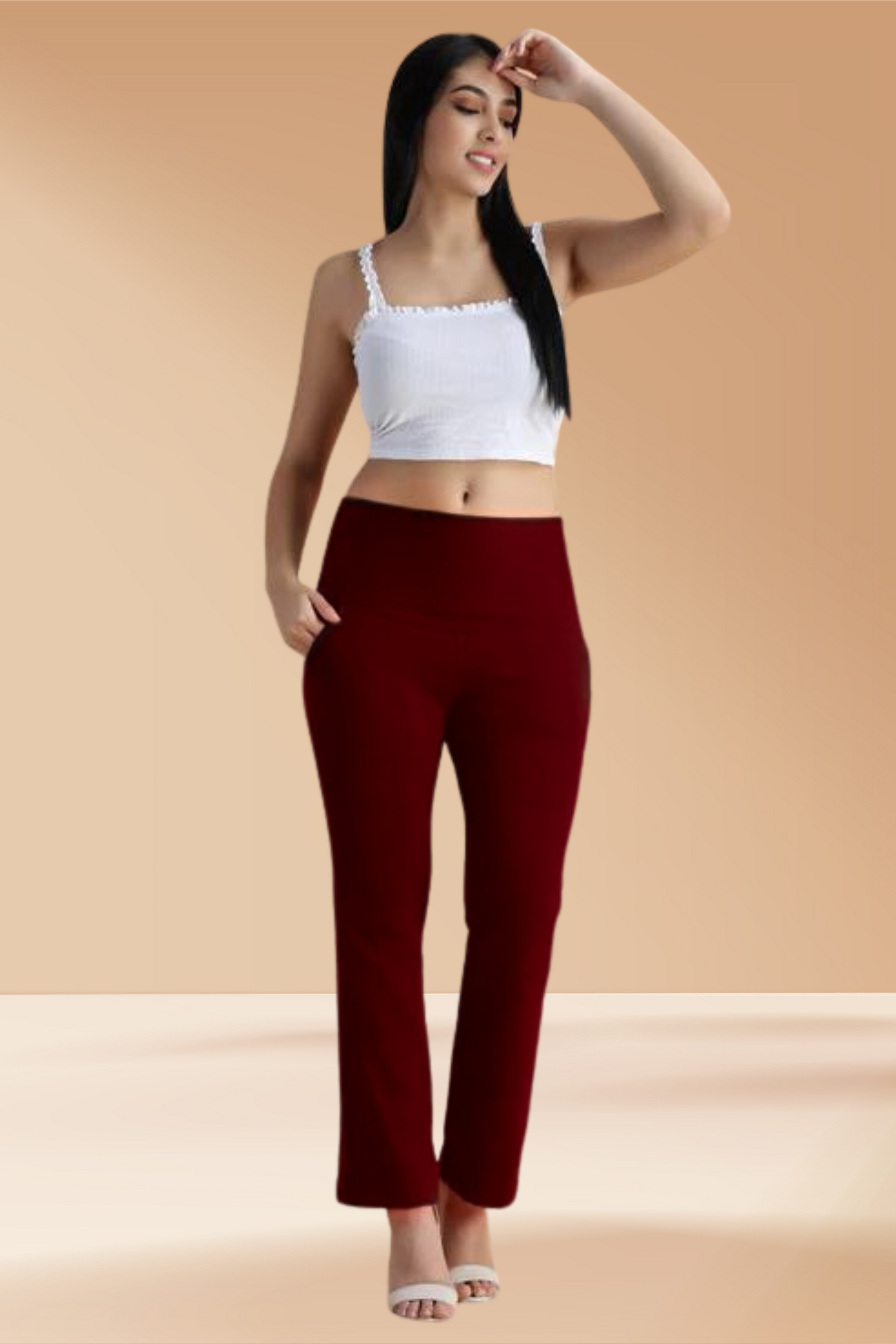 Buy Tummy Tucker Plus Size Pants For Women Online - Apella