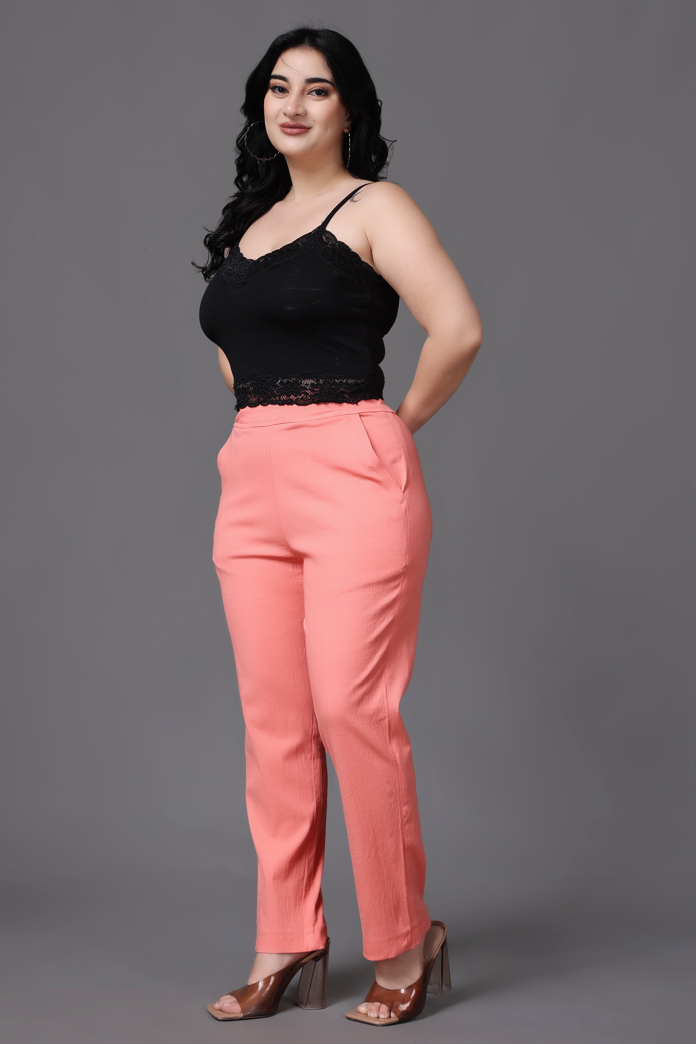 navy, peach + stripes for work // new sloan fit ankle pants - Extra Petite