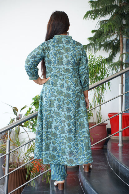 Printed Anarkali Suit