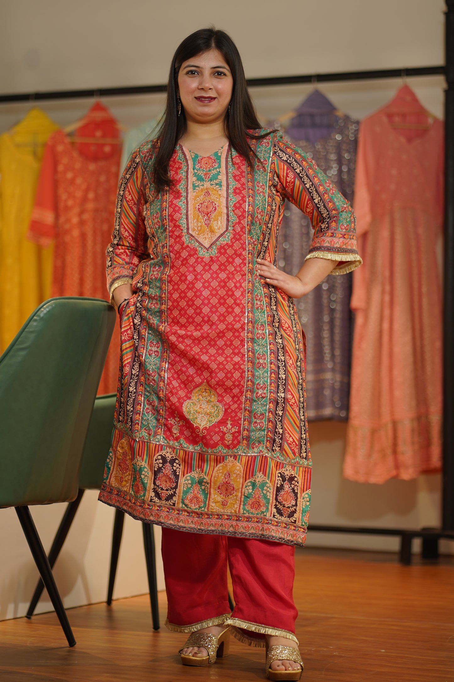 Phagun Bhayo Karachi Suit Set