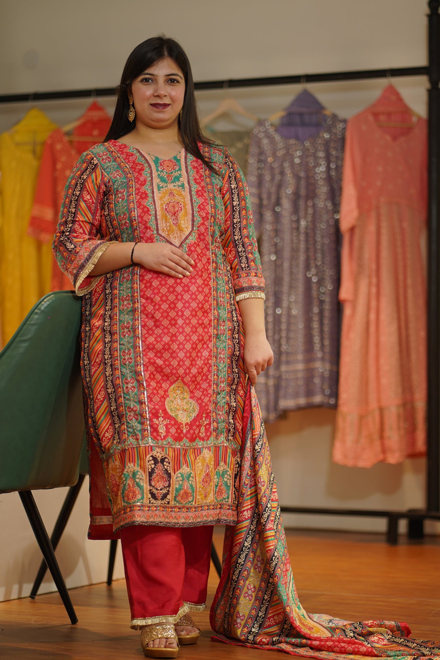 Phagun Bhayo Karachi Suit Set