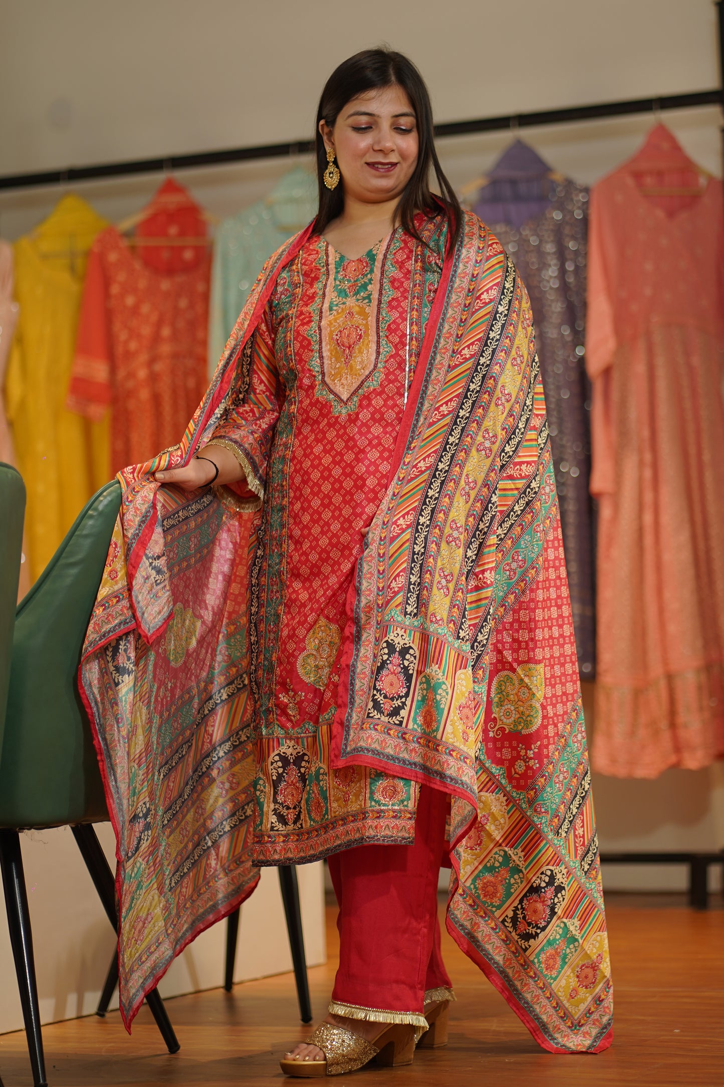 Phagun Bhayo Karachi Suit Set