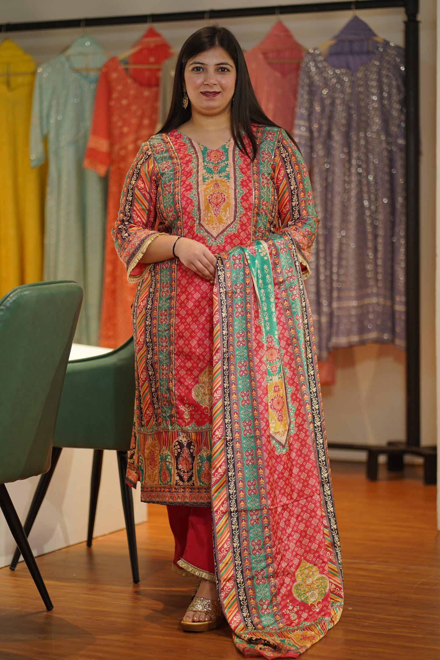 Phagun Bhayo Karachi Suit Set