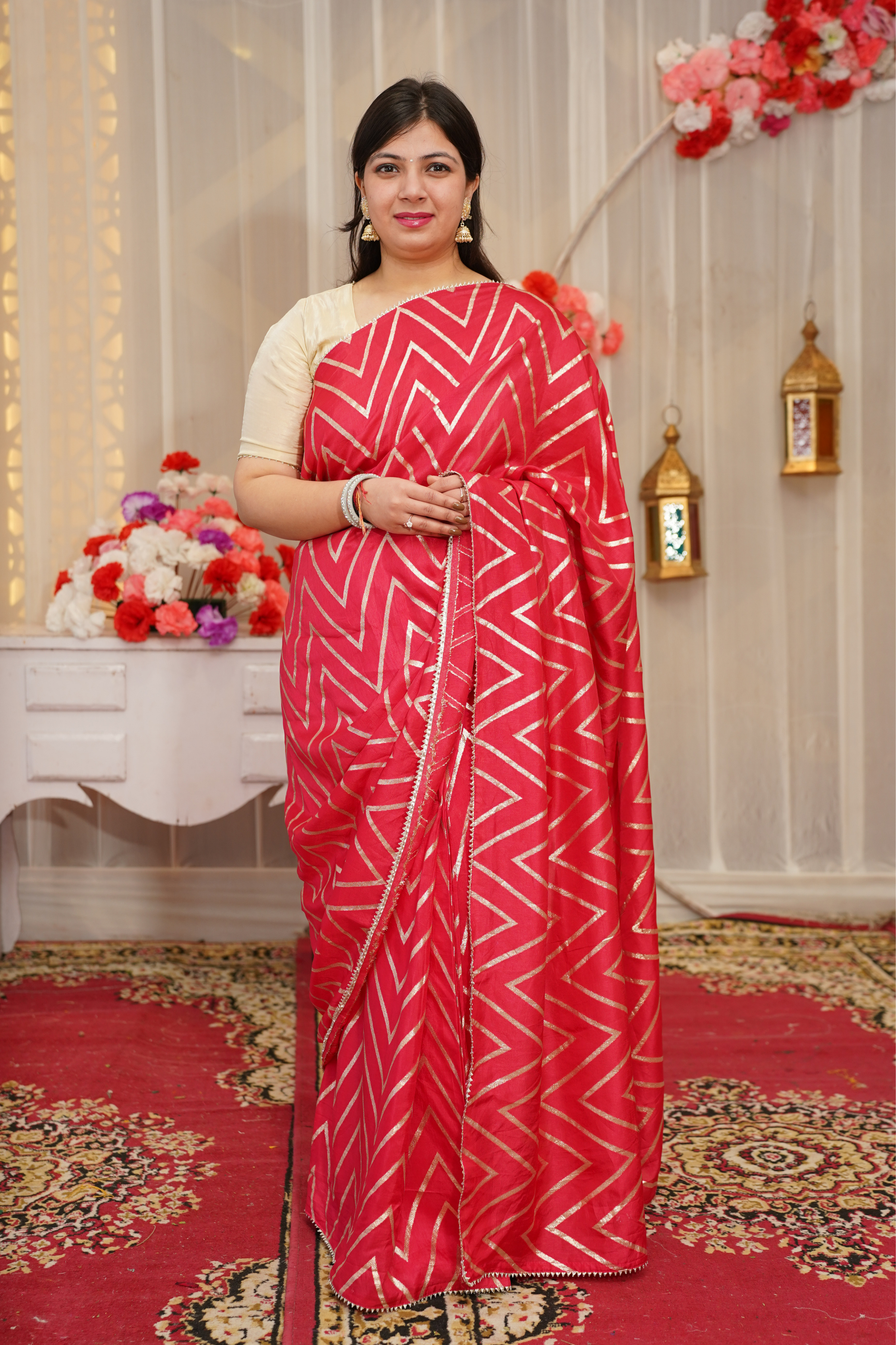 Buy Zari Woven Baby Pink Paithani Silk Saree Festive Wear Online at Best  Price | Cbazaar