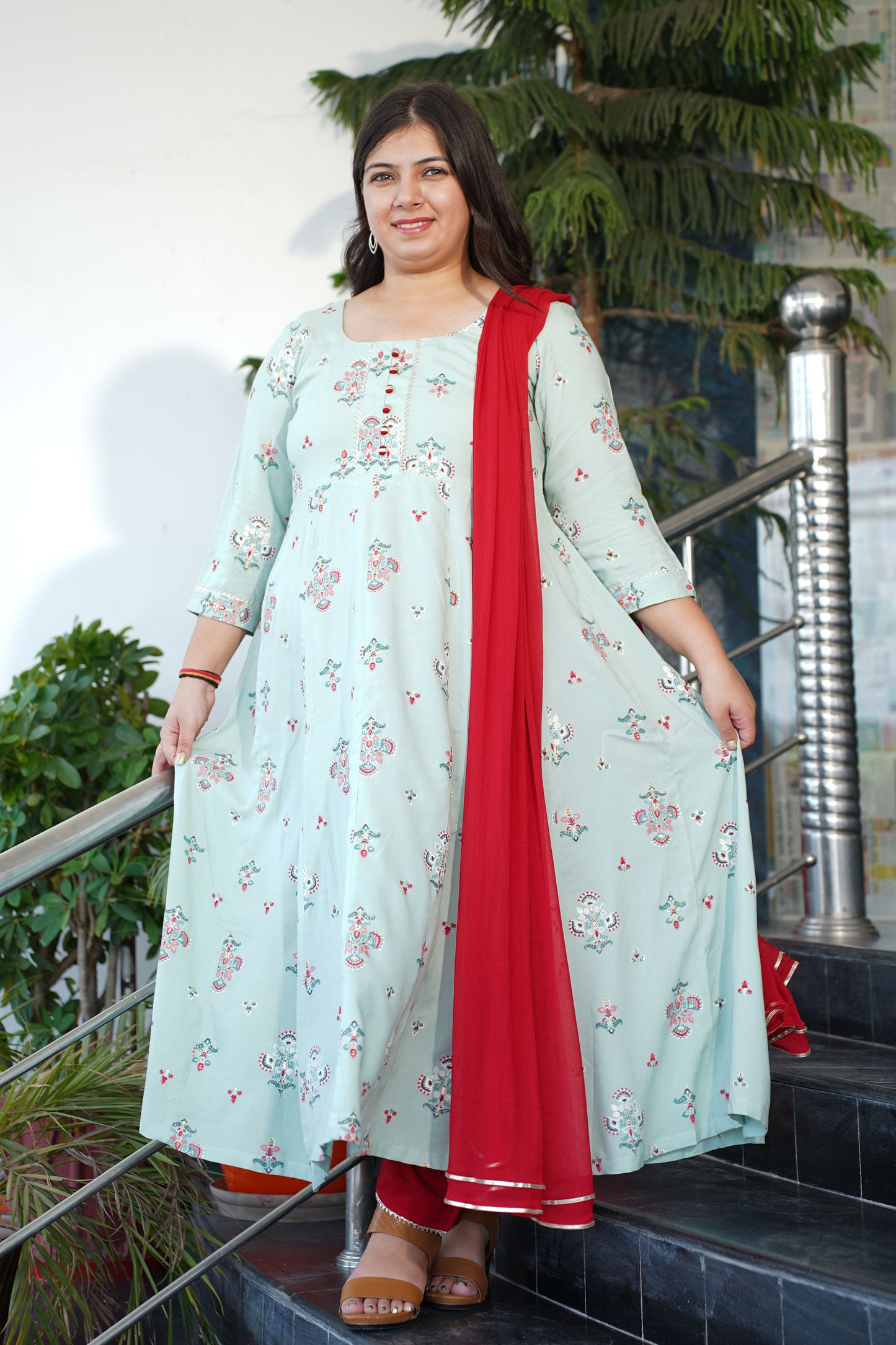 Long Anarkali Suit