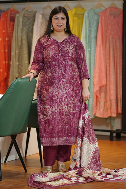 Rangeeli Shaam Floral Suit Set