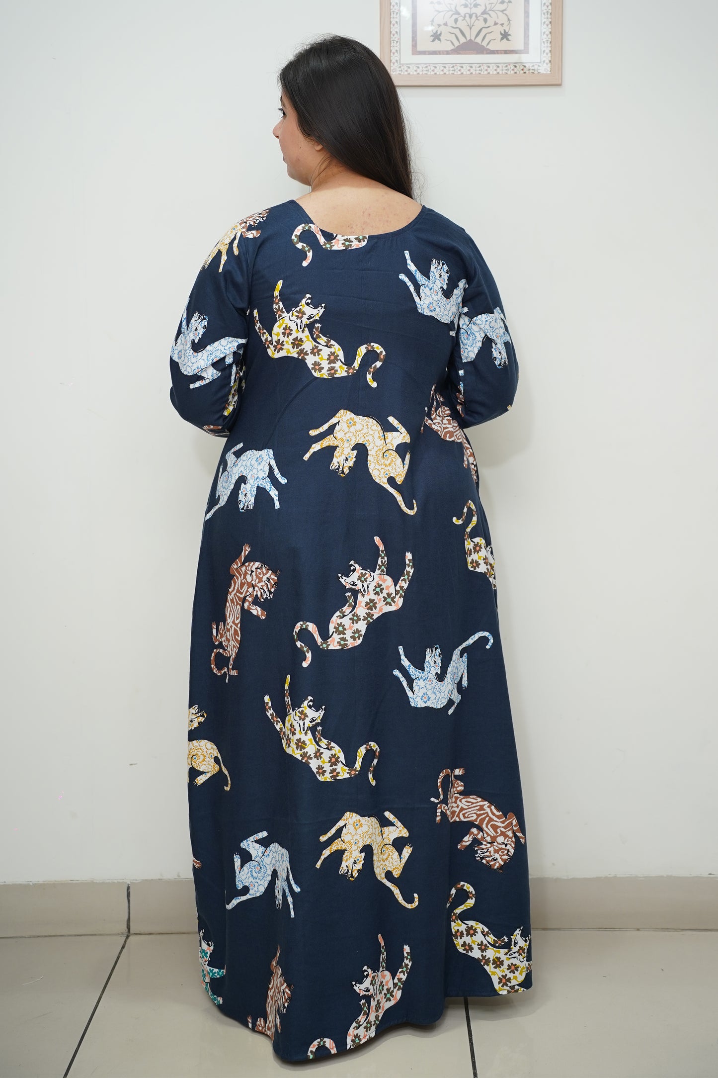 Safari Echoes Printed Night Gown