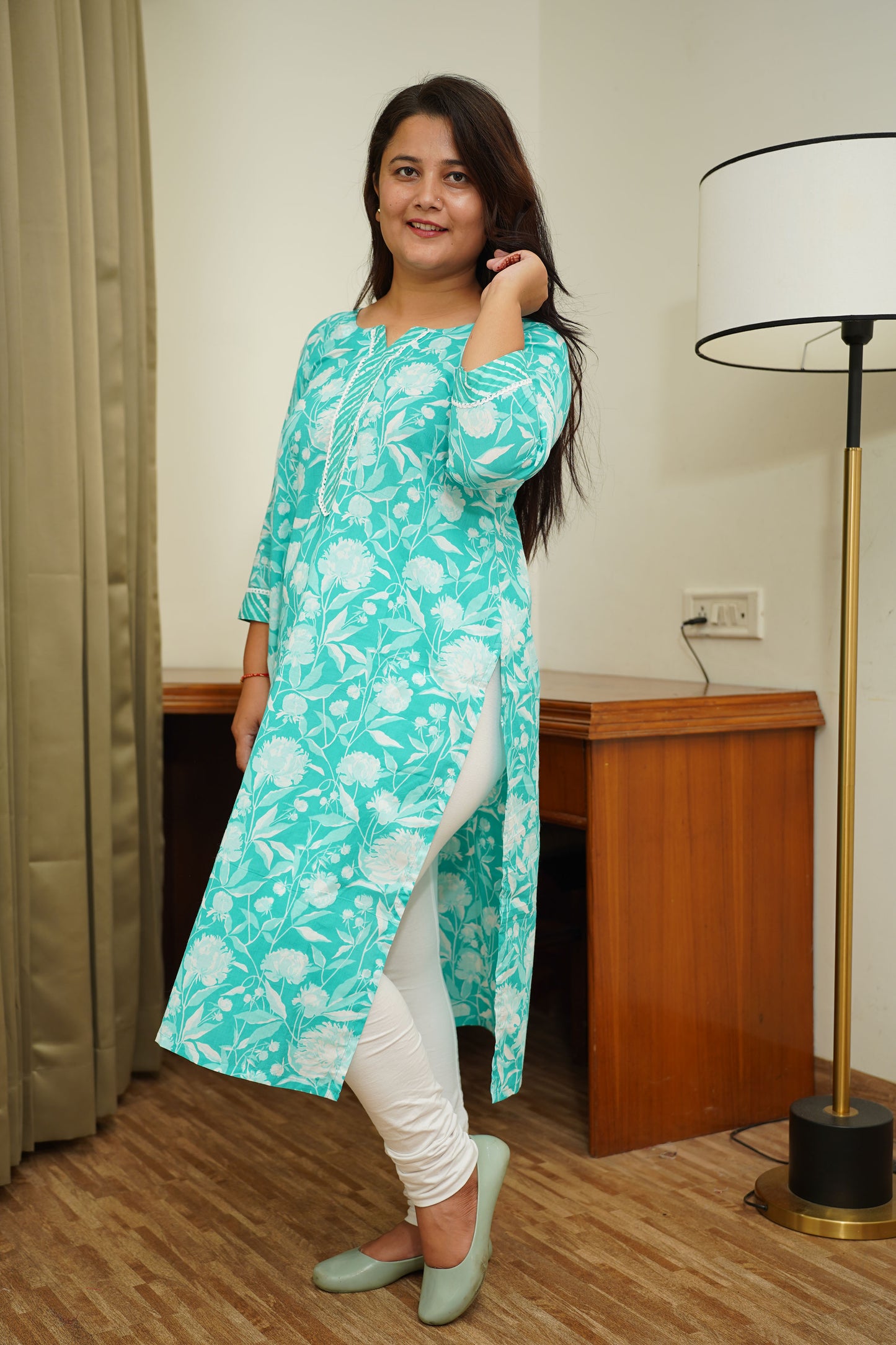 Sky Bagh Printed Cotton Kurti