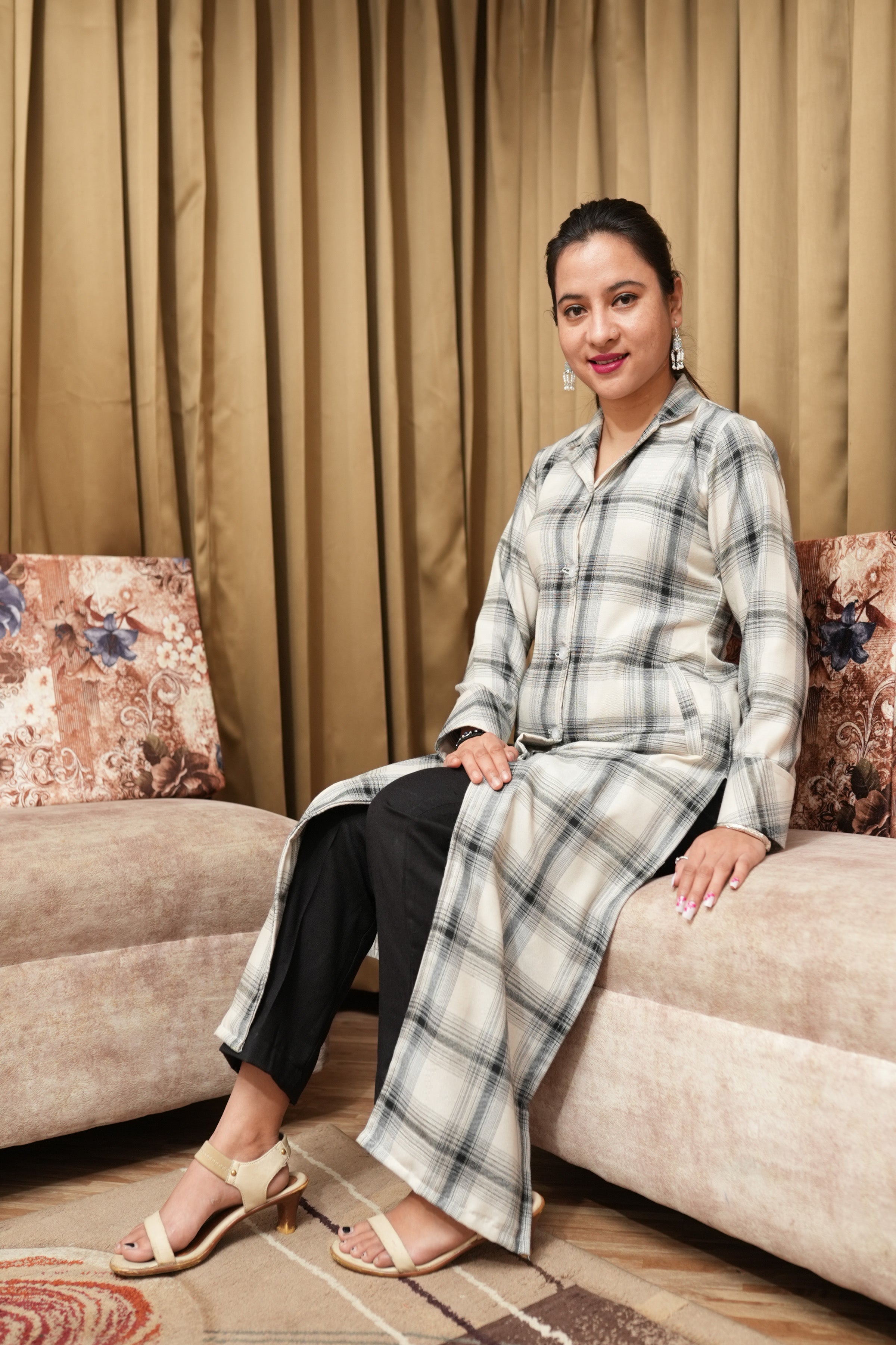 Woolen discount kurta pajama