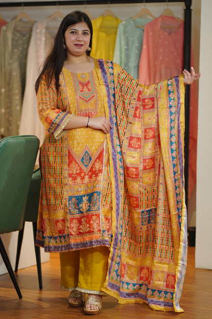 Sunehri Utsav Karachi Suit Set