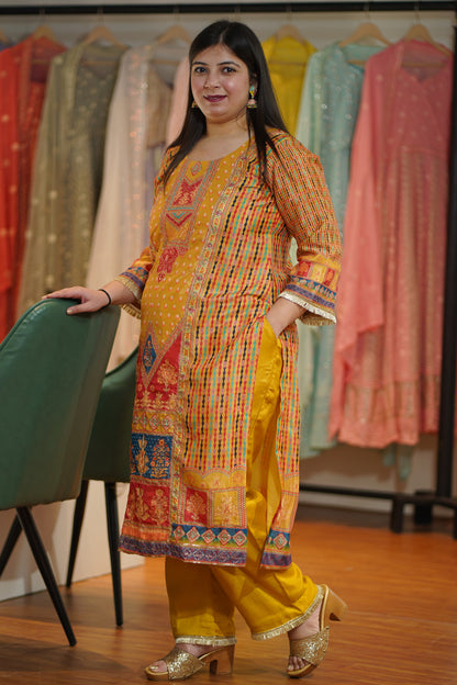 Sunehri Utsav Karachi Suit Set