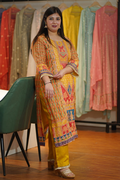 Sunehri Utsav Karachi Suit Set